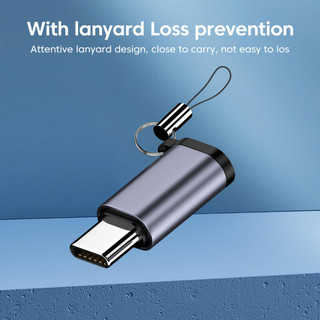 Bộ chuyển đổi Elough Type C sang lP Micro USB sang USB C Bộ chuyển đổi truyền dữ liệu sạc nhanh