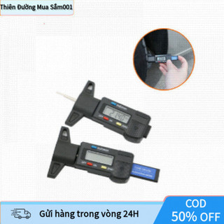 Thước Đo Độ Dày Mòn Lốp 0-25mm Màn Hình Kỹ Thuật Số, Vỏ Nhựa ABS Bền Bỉ, Chống Thấm