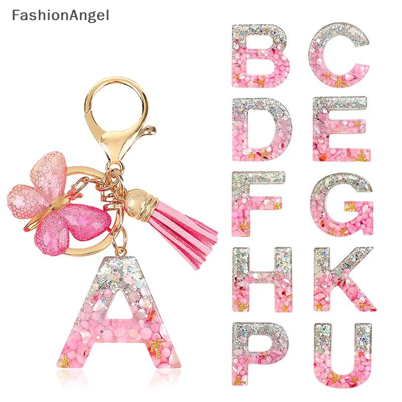 FashionAngel A-Z Dreamy Sequin Chữ Móc Khóa Dành Cho Nữ sel Mặt Dây Chuyền Ban Đầu Móc Khóa Ví Treo Túi Quyến Rũ Xe VN
