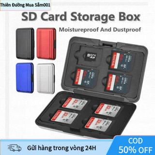 Hộp Thẻ Nhớ Micro SD Chống Sốc – Đựng 8–16 Thẻ, Thiết Kế Chắc Chắn