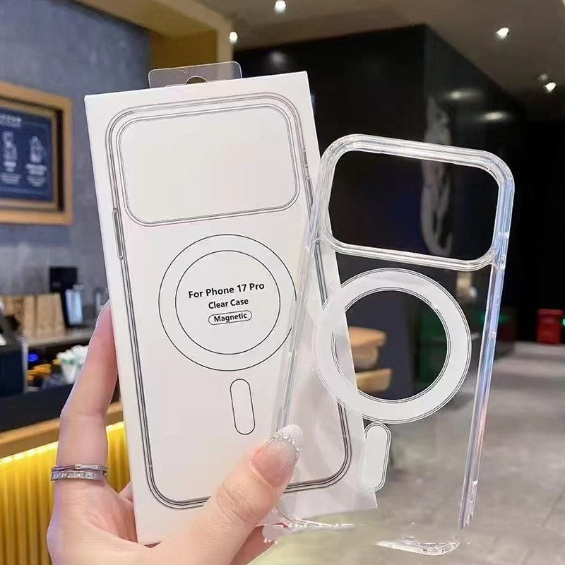 Ốp Điện Thoại I16 Vỏ Bảo Vệ iPhone 17 Pro max Ốp Điện Thoại Trong Suốt 15 Pro Chống Sốc 17pm Pha Lê Trong Suốt 14Promax Lỗ Lớn Vỏ Điện Thoại iPhone