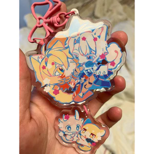 Mydei Anime Móc Khóa Nữ Phainon Acrylic Móc Chìa Khóa Người Honkai Ngôi Sao Đường Sắt Móc Khóa Mặt Dây Chuyền Trang Trí Phụ Kiện Người Bạn Quà Tặng