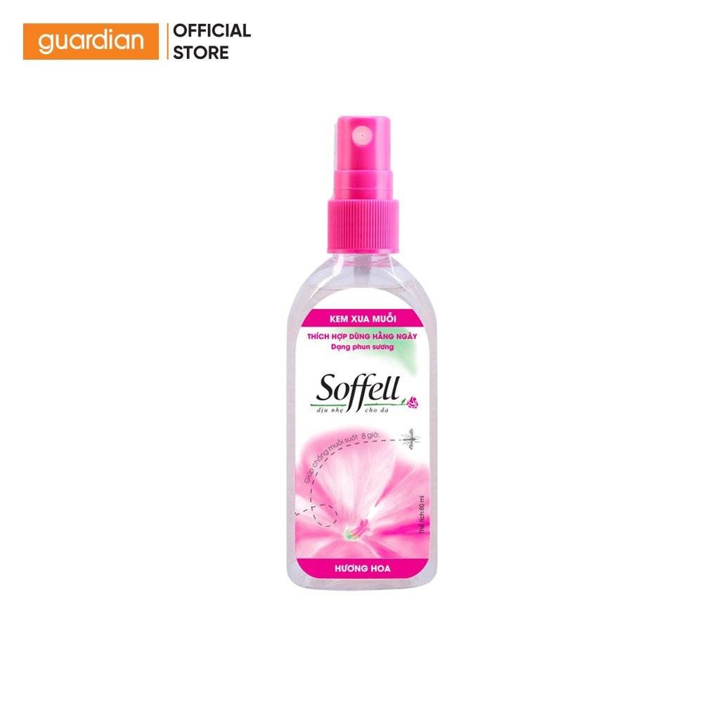 Phun Sương Xua Muỗi 130 SL Mosquito Repellent Orange Peel Soffell 80ml