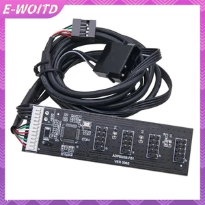 E-woitd Bo mạch chủ USB 9Pin Kết nối USB2.0 Bộ chia trung tâm 1 đến 4 Bộ chuyển đổi cáp mở rộng HNVN