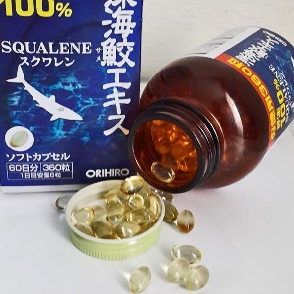 Viên Uống Sụn Vi Cá Mập Orihiro Squalene 360/390 viên chuẩn nội địa Nhật Bản
