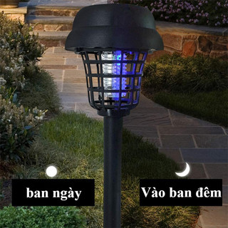 Đèn Diệt Muỗi Năng Lượng Mặt Trời, Đèn Sân Vườn Ngoài Trời, Diệt côn trùng bằng tia UV hiệu quả