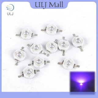 ULJ 10 CÁI Bóng đèn LED 3W Đèn UV Chip Đèn cực tím LED 395nm.