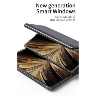 Smart Wake & Sleep Bao Da Từ Tính Funda Cho honor Magic V5 V3 V2 Vs2 Vs Flip Cover