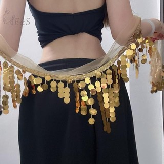 Strongaroetrtomj Kim Sa Lấp Lánh Thời Trang Dây Thắt Lưng Cho Nữ Bé Gái Bụng Nhảy Múa Jazz Hip Hop Thắt Lưng Phụ Kiện VN