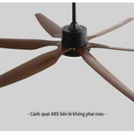 QUẠT TRẦN 6 CÁNH sải 137 & 167cm có đèn, ĐỘNG CƠ LÕI ĐỒNG, 6 cấp gió 3 màu đèn, có remote (Bảo hành 2 NĂM) — ảnh 3