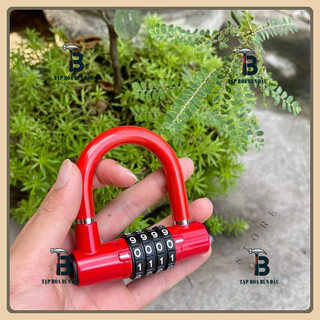 Ổ khóa số Cao Cấp, Ổ Khóa Mật Mã hình chữ U an toàn chống trộm, chất liệu hợp kim inox chống gỉ, bền bỉ
