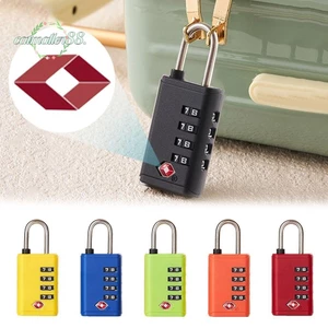 CATMALLER88 Khóa kết hợp 4 chữ số, Công cụ bảo mật Khóa mật khẩu hải quan chống trộm, Ổ khóa tủ TSA sáng tạo dành cho du lịch