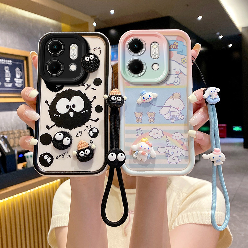 Ốp lưng oppo reno 14 5g Vỏ điện thoại búp bê 3d dễ thương cho