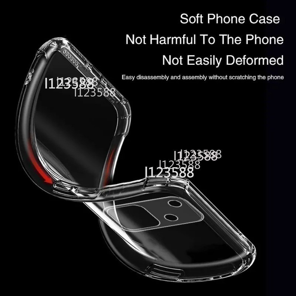 Dành Cho Vivo V60 5G Chống Sốc Túi Khí Trong Suốt Dành Cho Vivo V60 V 60 VivoV60 5G 2025 Ốp lưng Silicon Mềm Trong Suốt Ốp Lưng