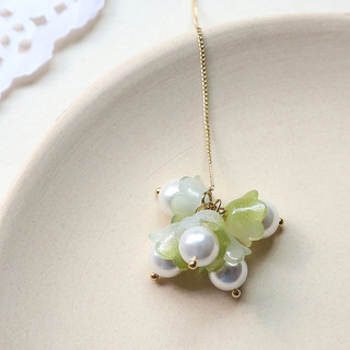 Kính Lily Của Thung lũng Hoa Cổ Tích Vẻ Đẹp Chuyển Đổi Nhiều Màu Sắc Mũ Hoa Tự Làm Handmade Trang Sức Mặt Dây Chuyền Bông Tai Vòng Cổ Chất Liệu Đính Hạt