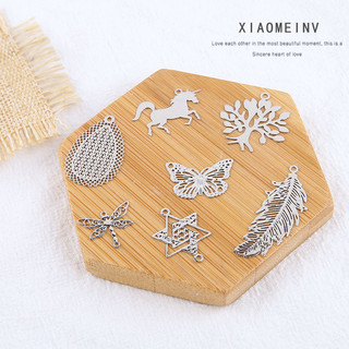 Tự Làm Handmade Phụ Kiện Trang Sức Thật Mạ Vàng Bảo Quản Màu Lá Lông Bướm Ngựa Chuồn Bông Tai Bông Tai
