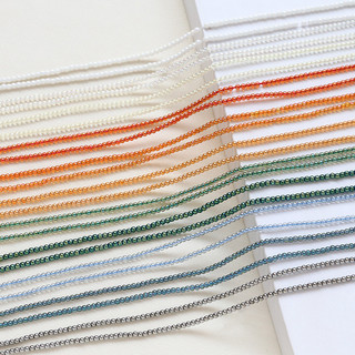 2mm Nhiều Màu Sắc Giao Hưởng Đục Lỗ Pha Lê Thủy Tinh Gạo Hạt Hạt DIY Handmade Trang Sức Vòng Cổ Phụ Kiện Chất Liệu
