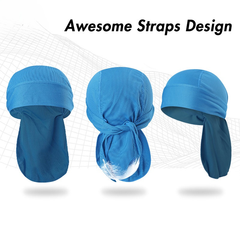 Mũ bảo hiểm bên trong Mũ cướp biển thấm mồ hôi Chống bụi UVHead Cover Cưỡi bên ngoài Mũ thể thao