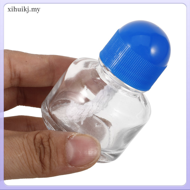 Cổ Điển Bunsen Đốt Rượu Đèn Chai bấc Cho Đèn Dầu Thủy Tinh Trong Nhà Nhỏ Làm Trà Nóng Sử Dụng Phòng Thí Nghiệm Làm Nóng Dụng Cụ 3 xihuikj