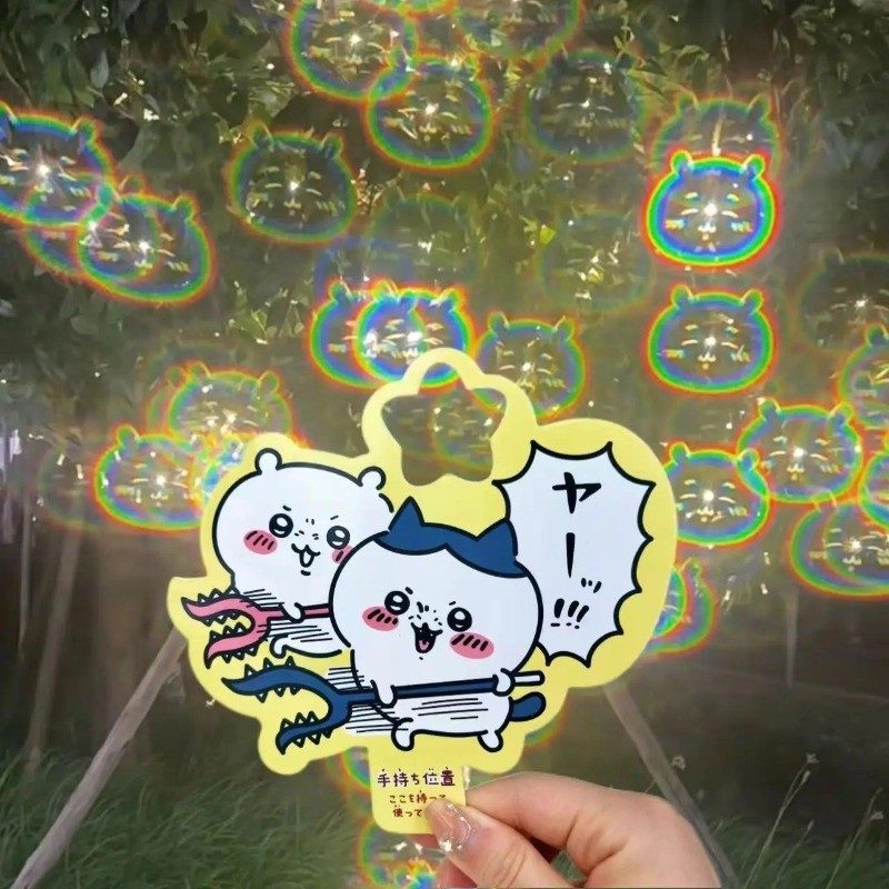 Thẻ lọc ánh sáng hiệu ứng đặc biệt - Gậy pháo hoa Anime Chiikawa Kawaii - Dễ thương, Họa tiết hoạt hình - Dành cho các bữa tiệc, Trang trí nội thất - Thẻ khuếch tán bộ lọc cầm tay - Đạo cụ chụp ảnh