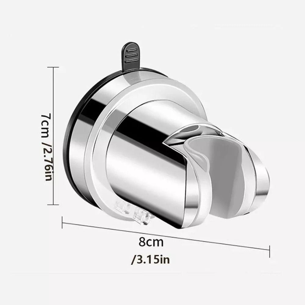 Giá đỡ đầu vòi hoa sen ICUCKO, Treo tường Không đục lỗ Vòi hoa sen Đế cố định, Lắp đặt không cần đục lỗ Phụ kiện phòng tắm di động Đế vòi hoa sen