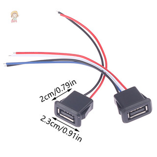 Twe USB2.0 Nữ Jack Cắm Điện Cổng Kết Nối Với Cáp Sạc USB Ổ Cắm VN