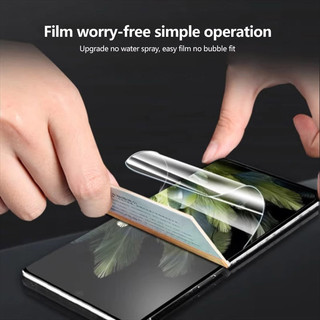 Phim Hydrogel 2 TRONG 1 Cho VIVO X Fold5 Fold 5 Fold3 Pro Fold 3 5G TPU Trong Suốt Chống Vân Tay Hydrogel Full Cover Không Kính