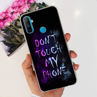 Dành Cho Realme C3 Vỏ RMX2027 RMX2020 RMX2021 Thiết Kế Mới Hoa Thời Trang Mềm Mại Trong Suốt Silicon Dành Cho Realme Narzo 10 10A Ốp Lưng