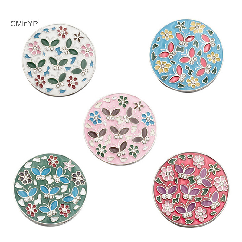 Cminyp Túi Gấp Túi Xách Móc Ví tote Hoa Hình Kim Loại Túi Đựng Bàn Glory