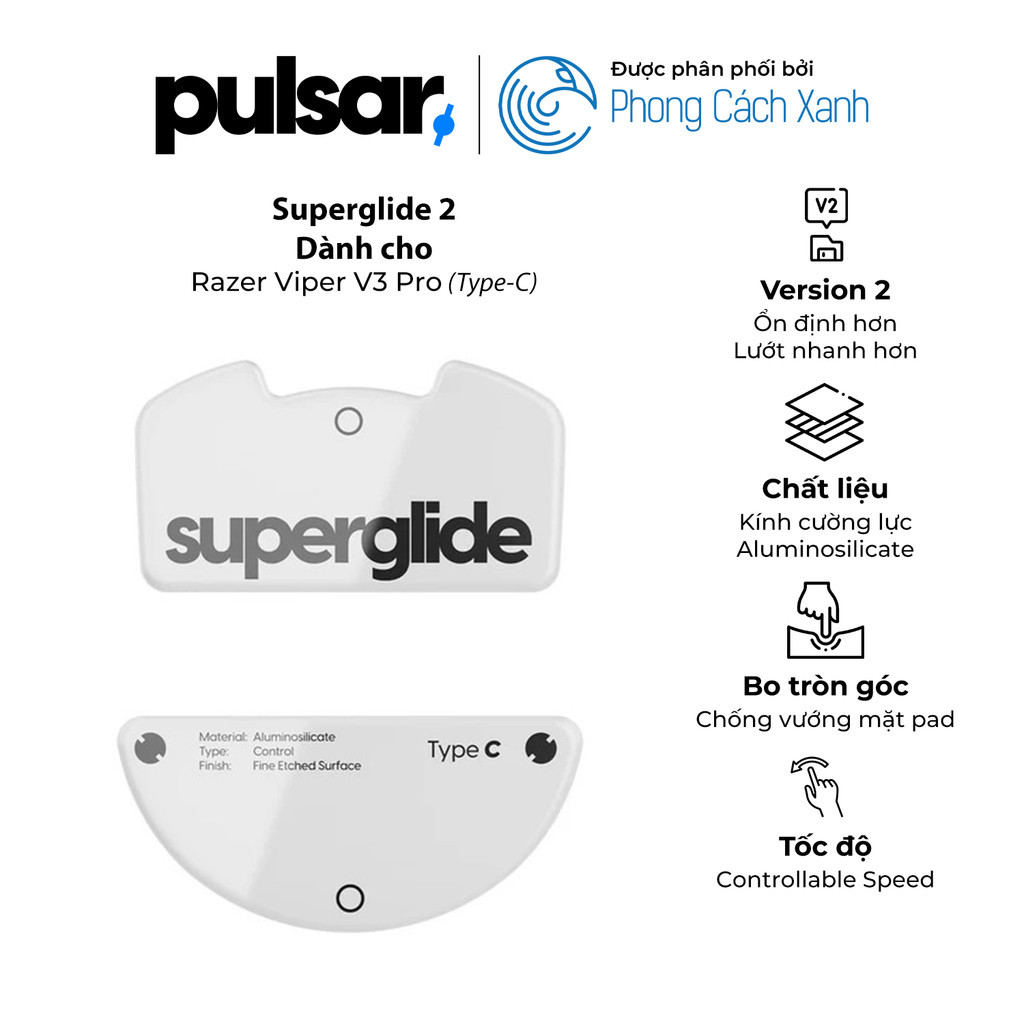 Feet chuột Pulsar Superglide 2 - Razer Viper V3 Pro (Type-C) - Hàng ...