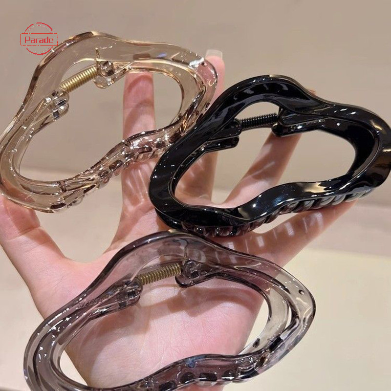 Diễu Hành 1 Chiếc Đám Mây Thanh Lịch Rỗng Vuốt Tóc Kẹp Nữ Bé Gái Thạch Acrylic Kẹp Tóc Nhựa Kẹp Tóc Barrettes Phụ Kiện Tóc VN