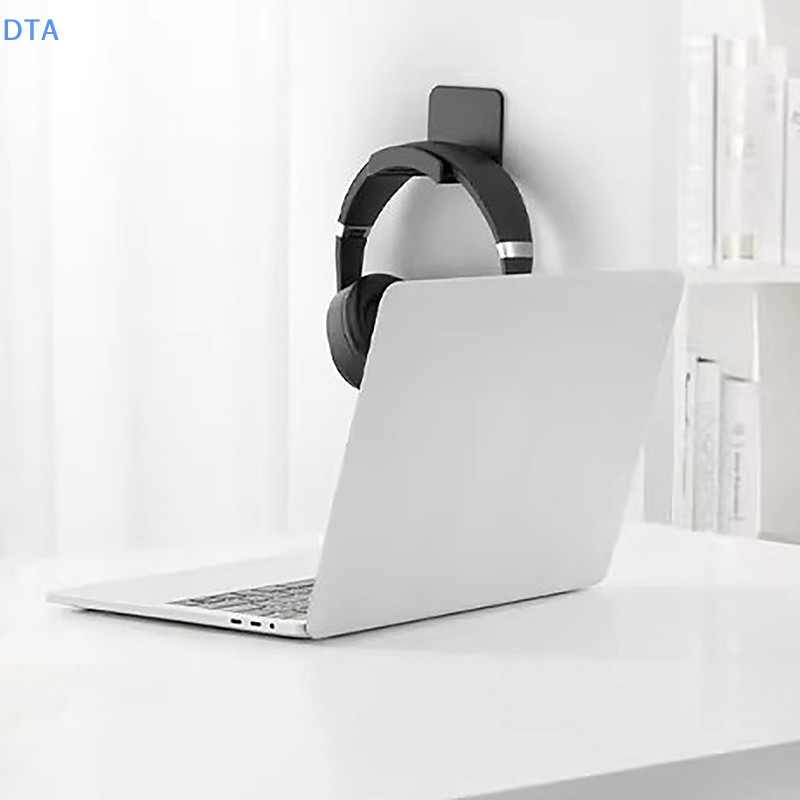 Dta Giá đỡ tai nghe máy tính treo tường mà không cần đục lỗ Giá đỡ tai nghe Móc lưu trữ Ký túc xá Để bàn Giá trưng bày PO
