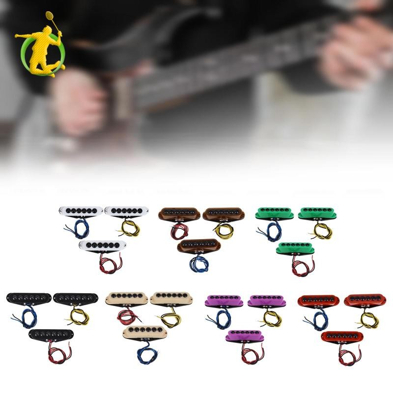 3x Cuộn Dây Đơn Bán Công Suất Cao Cho Nhạc Cụ Cổ Giữa Cầu Bán Tải Đàn Guitar Dây Đàn Guitar Bass Tiếp Liệu