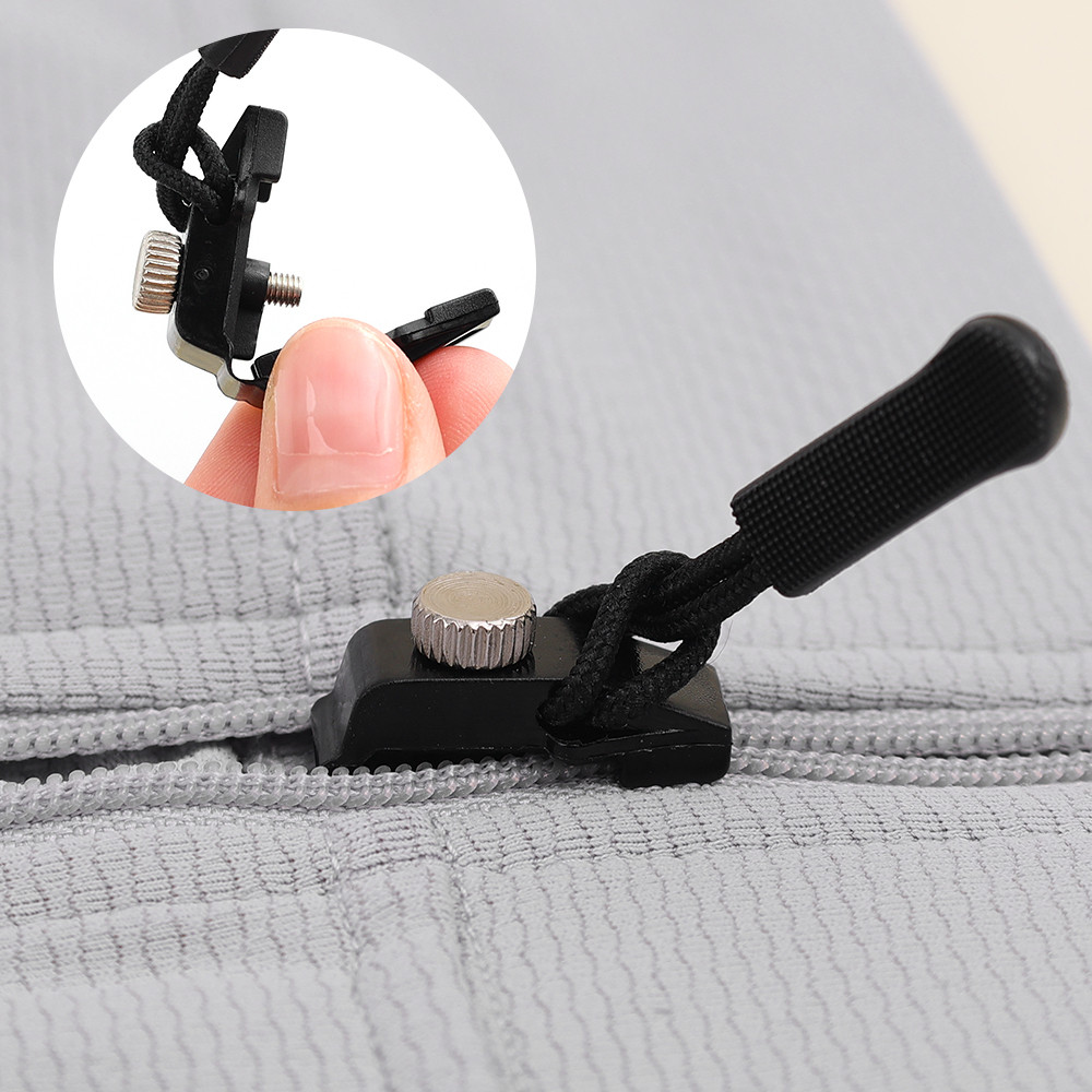 Đầu dây kéo nylon tháo rời, hợp kim, nhẹ, phụ kiện may đa năng
