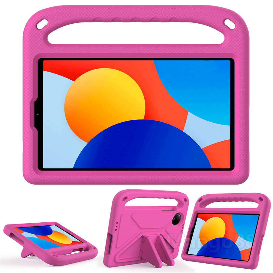 Trẻ Em Eva Dành Cho Xiaomi Redmi Pad SE 8.7inch 2024 4G Chống Sốc An Toàn Trẻ Em Đứng Bao Da An Toàn Học Sinh Học Tập Và Làm Việc Máy Tính Cầm Tay Bảo Vệ Máy Tính Bảng An Toàn Cầm Tay