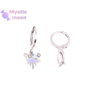 [Mystic] 6 CÁI SET Goth Punk Crystal Moon Cross Star Mặt dây chuyền Bông tai dành cho nam nữ Y2K Phụ kiện trang sức thẩm mỹ cổ điển [Mới]