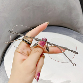 Kính đọc sách chống ánh sáng xanh thời trang Giữ độ phóng đại trong suốt Kính mắt thoải mái không vành