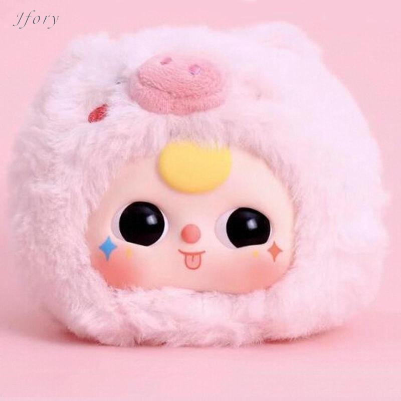Jfory Baby Three Bộ sưu tập búp bê Mô hình đồ chơi động vật ngẫu nhiên để trang trí Quà tặng