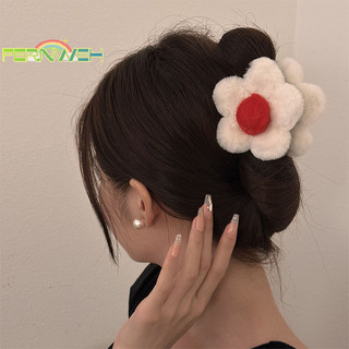 [Fernweh] Vuốt Tóc Hoa Sang Trọng Kẹp Lớn Đơn Giản Barrettes Cua Kẹp Tóc Hairgrips Phụ Kiện Tóc Thu Đông [MỚI]