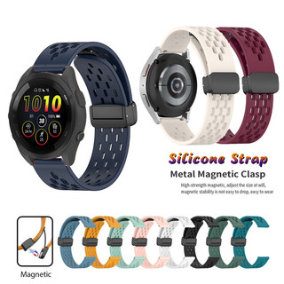 Dây đeo silicon có khóa gấp Dây đeo khóa từ tính cho Garmin Forerunner 265 / 255 / 165 / 570 / 970 / Venu 3 4 45mm / Vivoactive 5 6 / Active 5