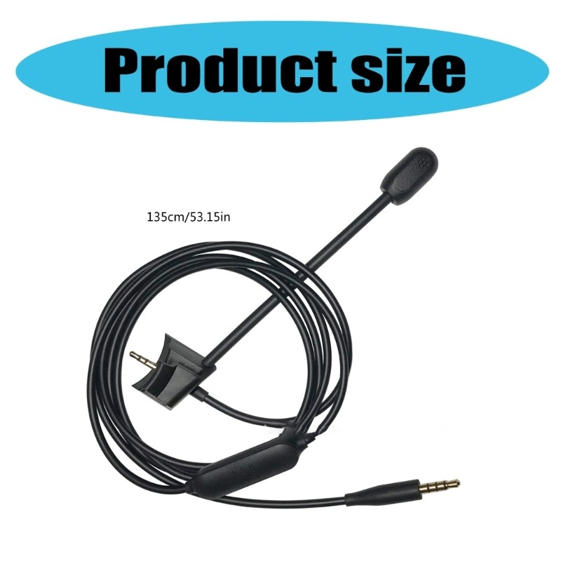 Cáp micro chơi game chuyên nghiệp Niki Điều khiển trượt Dây Mic để sửa chữa tai nghe Quiet 35 QC35