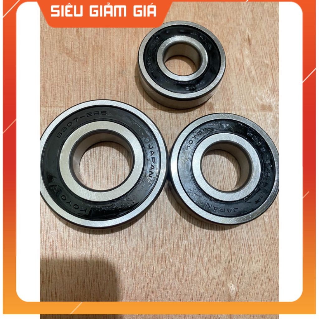 (VTĐL)Vòng bi bạc đạn Koyo 6305 6306 6307 cho máy giặt Aqua LG Toshiba Sanyo Midea