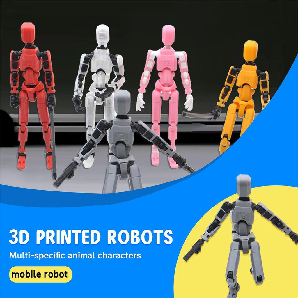 Các nhân vật di động đa năng in 3D Thiết kế độc đáo Mô phỏng mô hình thu nhỏ