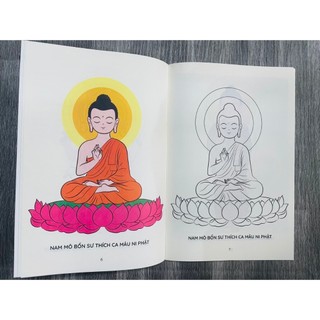 Sách - Tô Màu Hình Phật