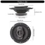 Loa ô tô POP 6 inch trong ô tô Giải trí Xe nâng cấp âm thanh để sử dụng Tuyệt vời cho hành trình dài Những người yêu thích âm nhạc
