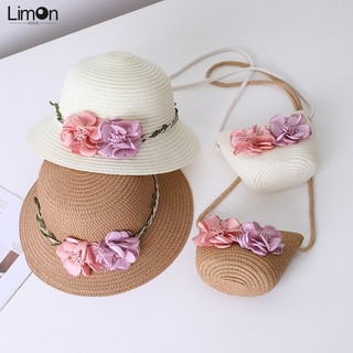 Nón Tai Bèo Vành Rộng Họa Tiết Hoa Phong Cách Nhật Bản Thời Trang Mùa Hè Mới Cho Mẹ Và Bé
