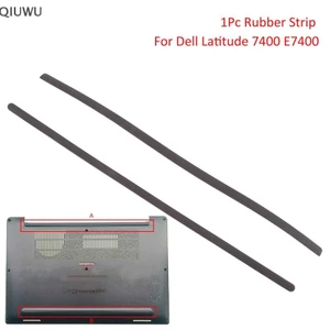 Qiuwu 1 Dải Cao Su Laptop Đáy Vỏ Bao Miếng Lót Chân Cho Dell Latitude 7400 E7400 Dải Chân Chống Trơn Trượt.