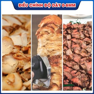 Máy cắt thịt doner Kebab AGREEN KS100T - Cắt nhanh, đều, chuẩn vệ sinh