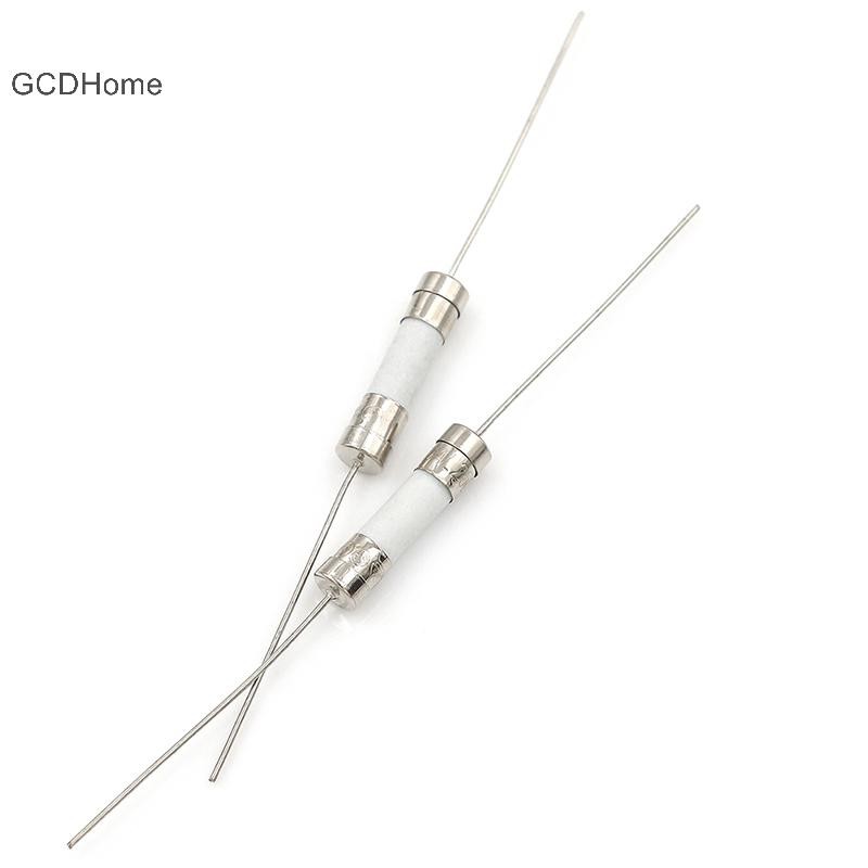 Gcdhome 5 Cái 10A 250V gốm thân trục cầu chì cho tivi lcd, v.v. 5 * 20mm HOT