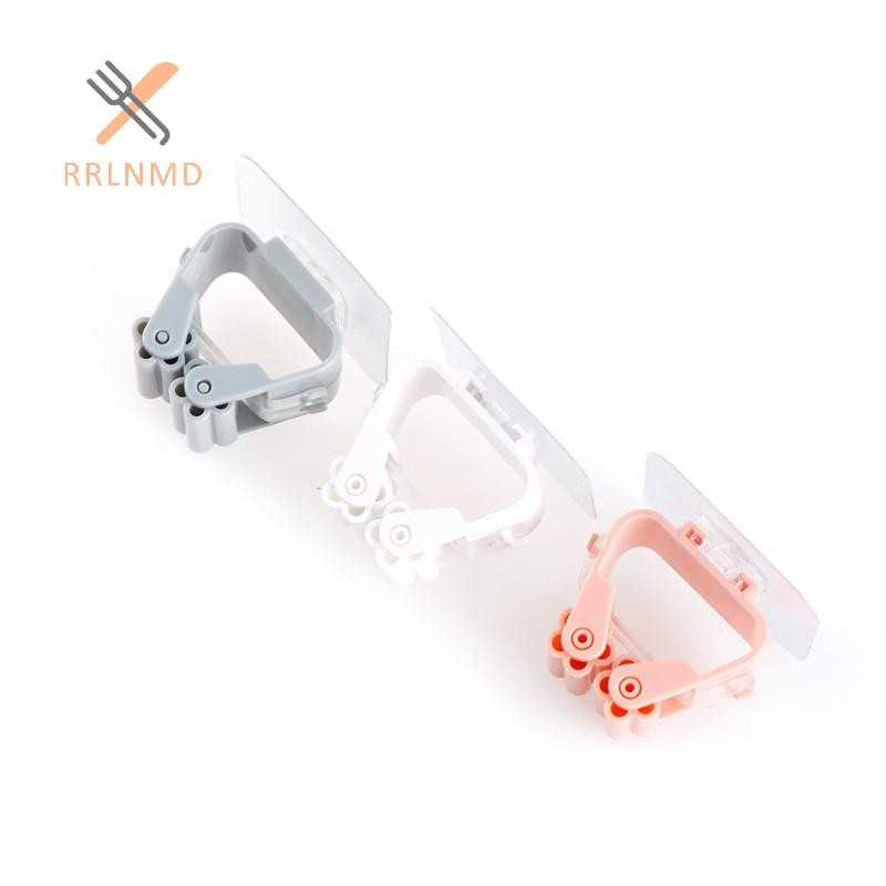 Rrlnmd Treo Tường Cây Lau Nhà Giá Đỡ Bàn Chải Chổi Móc Treo Ô Kẹp Phòng Tắm Giá Để Đồ MỚI